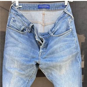 Scotch and Soda Jeans Mens 31W/32L Blue Ralston Denim Slim, Lightly worn